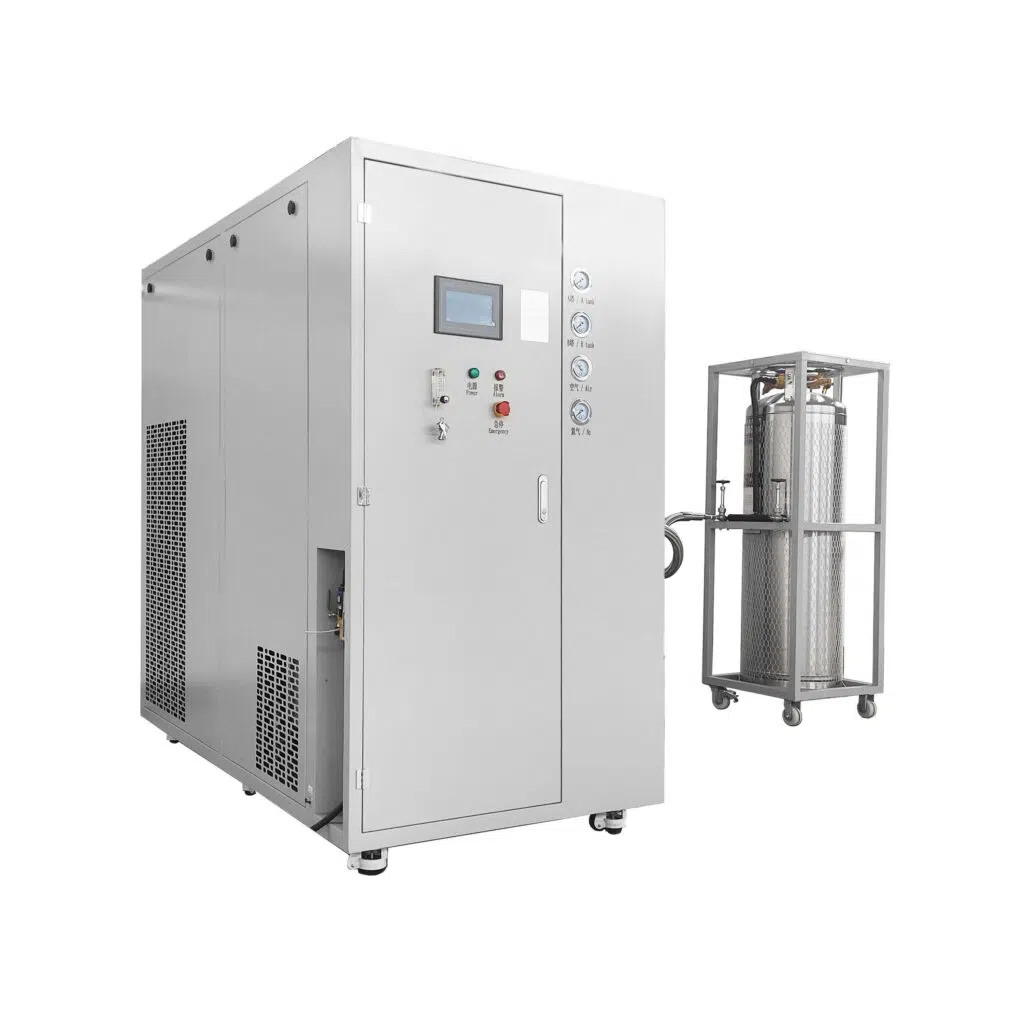 Liquid nitrogen generator parameters